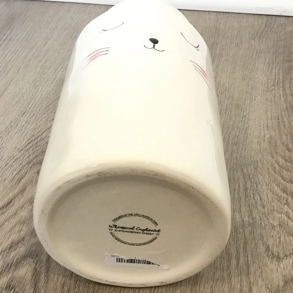 Bunny Ceramic Canister By 10 Strawberry Street - Picture 5 of 11